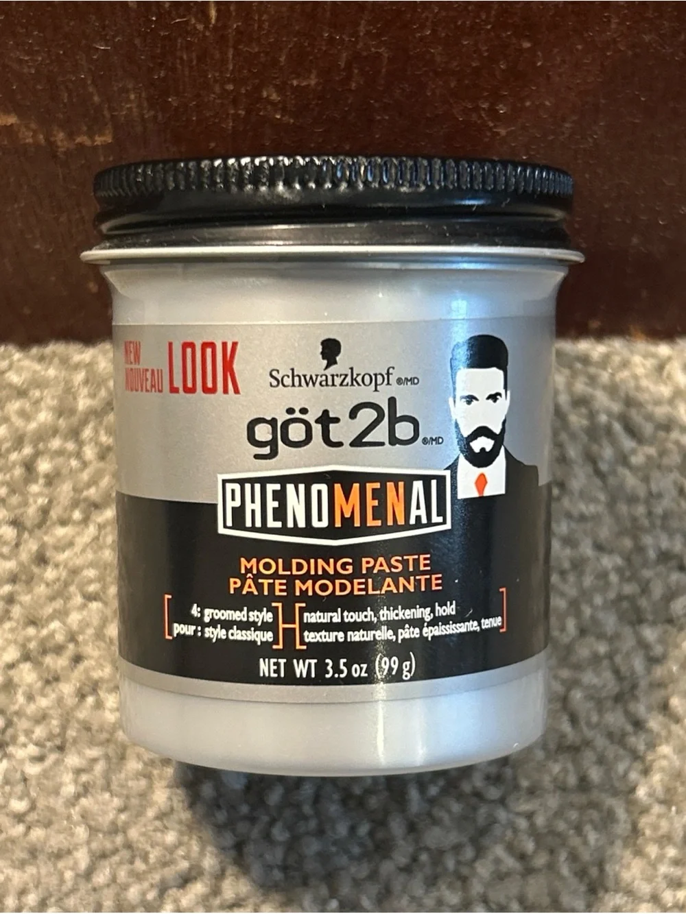 Schwarzkopf Got2b Phenomenal Molding Paste Groomed Style & Thickening 3.5oz